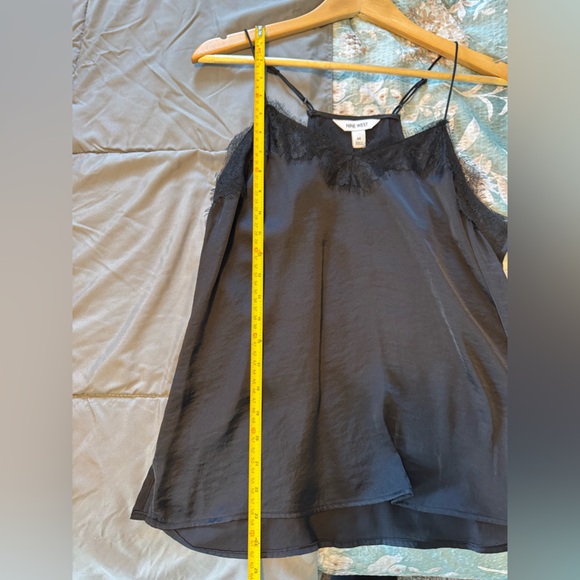 NWOT Nine West Black Lace Trim Camisole - Picture 7 of 9